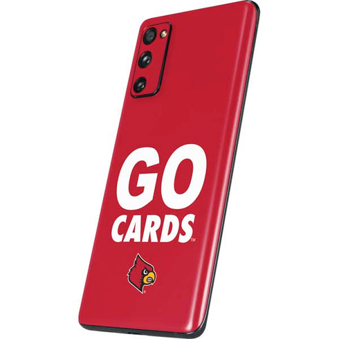 University of Louisville Go Cards Galaxy S20 Fan Edition Skin