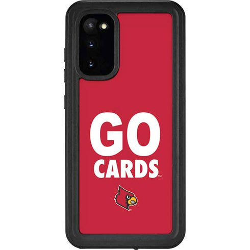 University of Louisville Go Cards Galaxy S20 Waterproof Case
