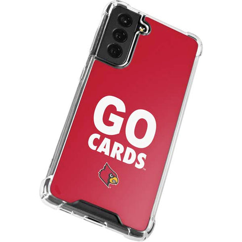 University of Louisville Go Cards Galaxy S22 Clear Case