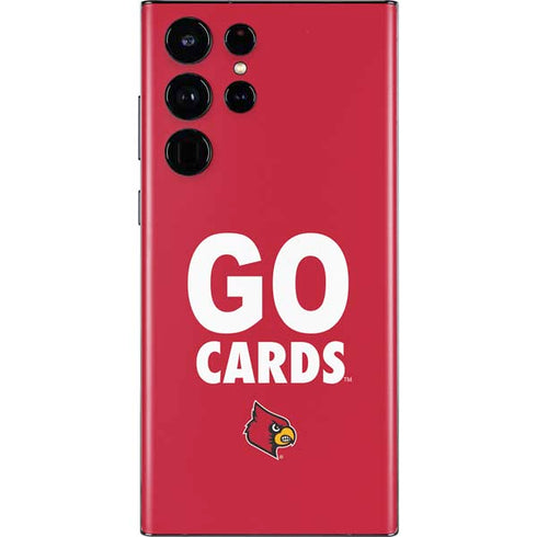University of Louisville Go Cards Galaxy S22 Ultra Skin