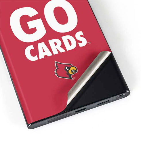 University of Louisville Go Cards Galaxy S22 Ultra Skin