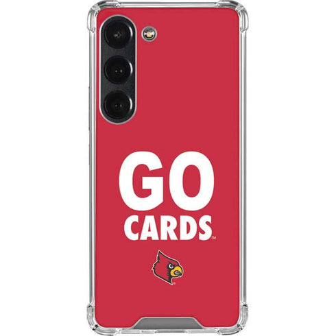 University of Louisville Go Cards Galaxy S23 Clear Case