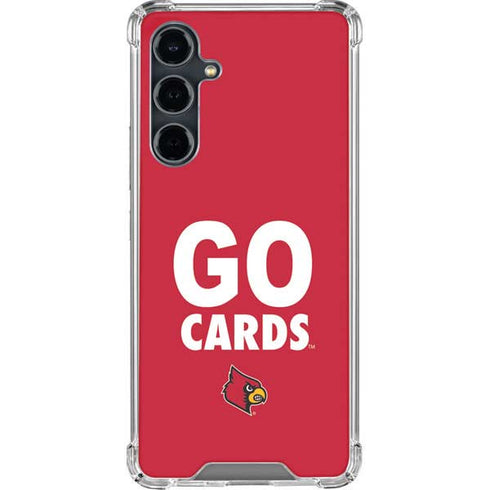 University of Louisville Go Cards Galaxy S23 FE Clear Case
