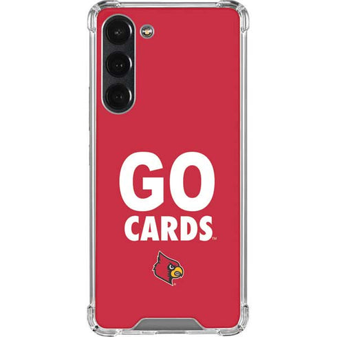 University of Louisville Go Cards Galaxy S23 Plus Clear Case