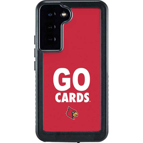 University of Louisville Go Cards Galaxy S23 Plus Waterproof Case