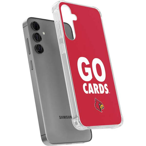 University of Louisville Go Cards Galaxy S24 Plus Clear Case