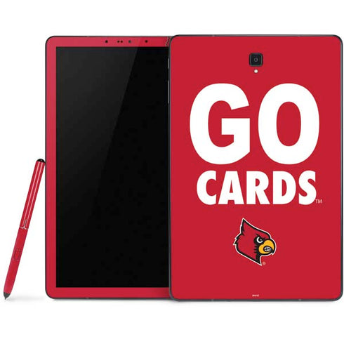 University of Louisville Go Cards Samsung Galaxy Tab Skin