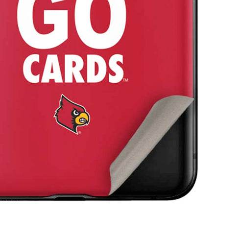 University of Louisville Go Cards Galaxy Z Flip Skin