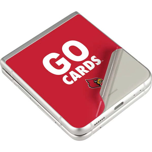 University of Louisville Go Cards Galaxy Z Flip3 5G Skin