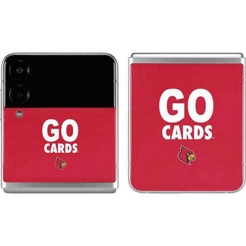 University of Louisville Go Cards Galaxy Z Flip4 5G Skin