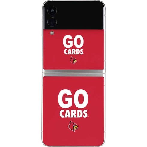 University of Louisville Go Cards Galaxy Z Flip4 5G Skin