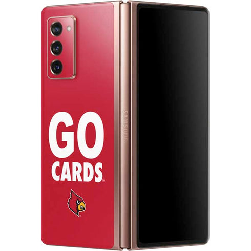 University of Louisville Go Cards Galaxy Z Fold2 5G Skin