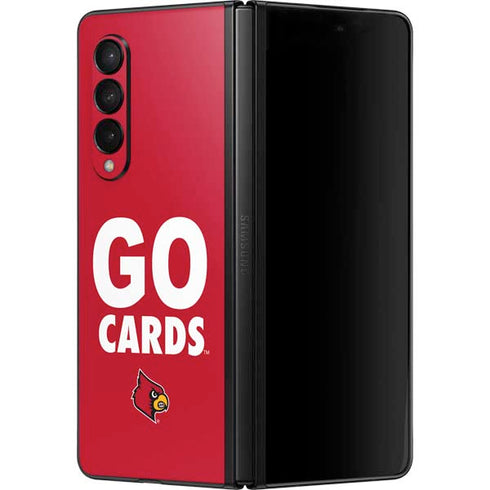 University of Louisville Go Cards Galaxy Z Fold3 5G Skin