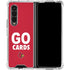University of Louisville Go Cards Galaxy Z Fold4 5G Clear Case