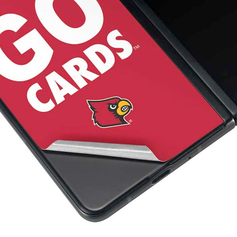 University of Louisville Go Cards Galaxy Z Fold4 5G Skin