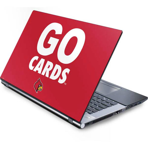 University of Louisville Go Cards Generic Laptop Skin