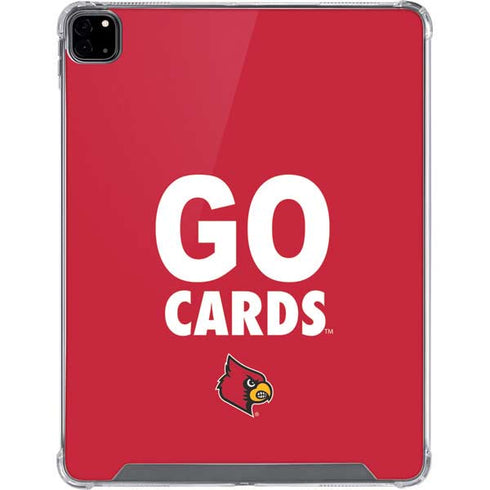 University of Louisville Go Cards iPad Pro 12.9in (2020) Clear Case