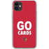 University of Louisville Go Cards iPhone 11 Clear Case