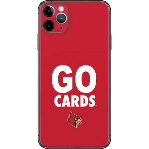 University of Louisville Go Cards iPhone 11 Pro Max Skin