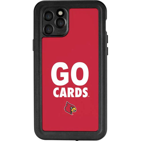 University of Louisville Go Cards iPhone 11 Pro Waterproof Case