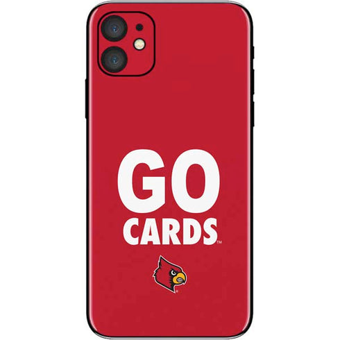 University of Louisville Go Cards iPhone 11 Skin