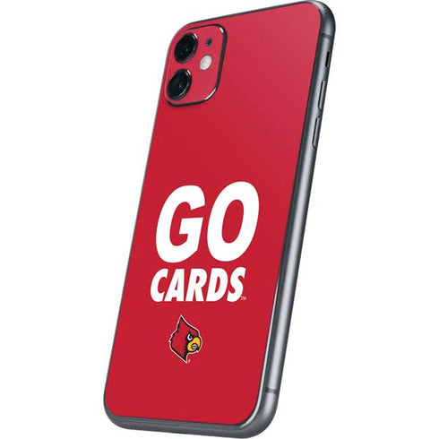 University of Louisville Go Cards iPhone 11 Skin