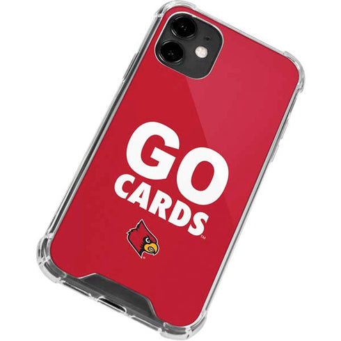 University of Louisville Go Cards iPhone 12 Clear Case