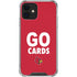 University of Louisville Go Cards iPhone 12 Mini Clear Case