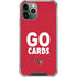 University of Louisville Go Cards iPhone 12 Pro Clear Case