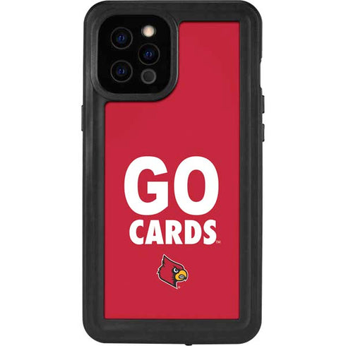 University of Louisville Go Cards iPhone 12 Pro Max Waterproof Case
