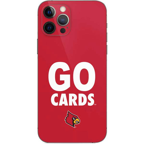 University of Louisville Go Cards iPhone 12 Pro Skin