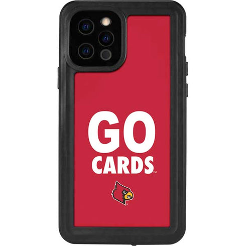 University of Louisville Go Cards iPhone 12 Pro Waterproof Case