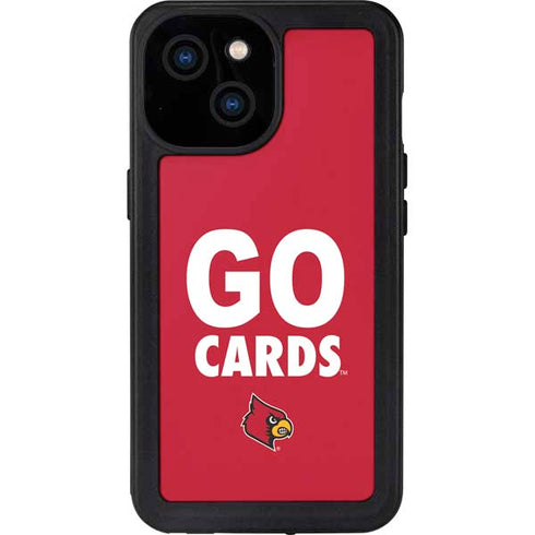 University of Louisville Go Cards iPhone 13 Mini Waterproof Case