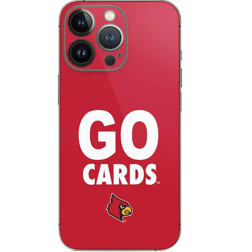 University of Louisville Go Cards iPhone 13 Pro Skin