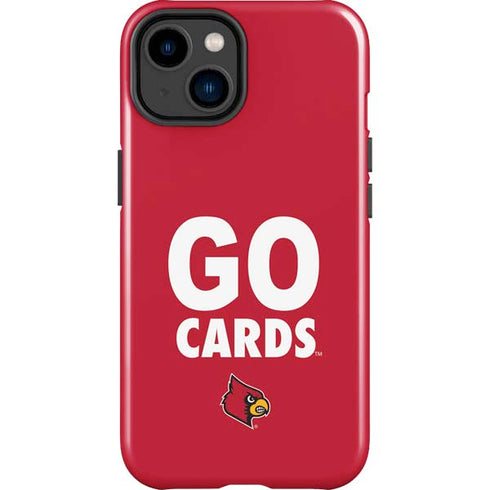 University of Louisville Go Cards iPhone 14 Plus Impact Case