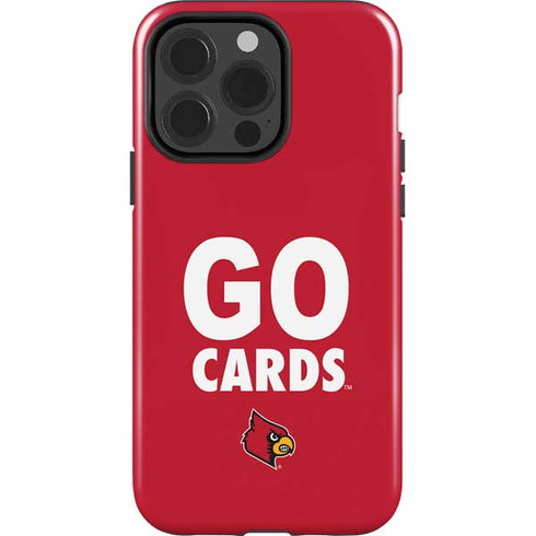 University of Louisville Go Cards iPhone 15 Pro Impact Case