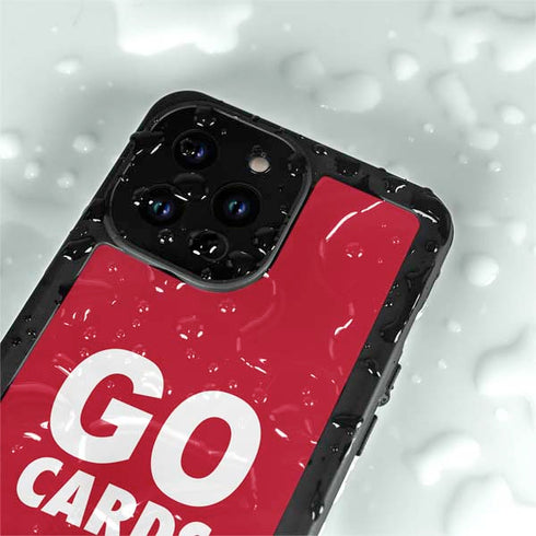 University of Louisville Go Cards iPhone 14 Pro Max Waterproof Case