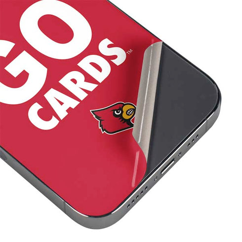 University of Louisville Go Cards iPhone 14 Pro Skin