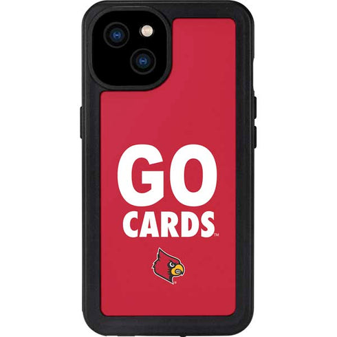 University of Louisville Go Cards iPhone 15 Plus Waterproof Case