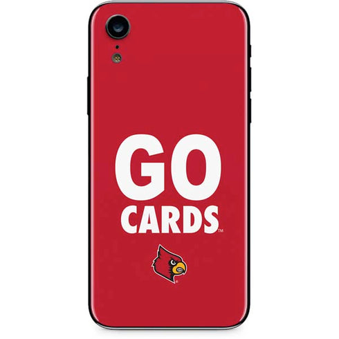 University of Louisville Go Cards iPhone XR Skin