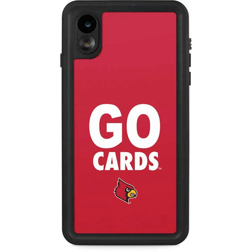 University of Louisville Go Cards iPhone XR Waterproof Case