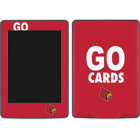 University of Louisville Go Cards Amazon Kindle Skin