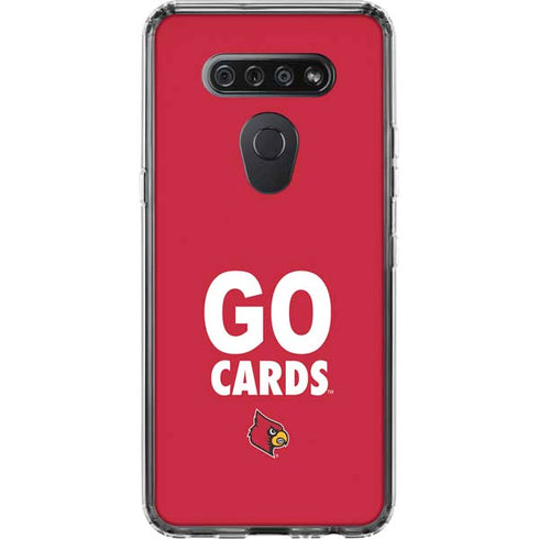 University of Louisville Go Cards LG K51/Q51 Clear Case