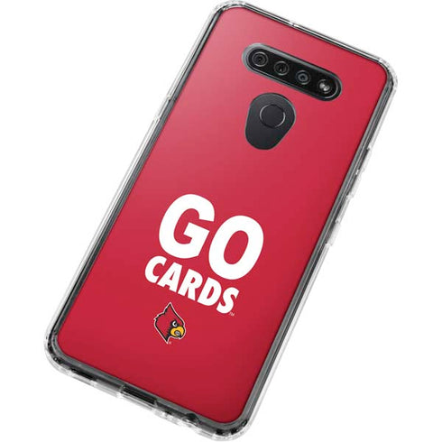 University of Louisville Go Cards LG K51/Q51 Clear Case
