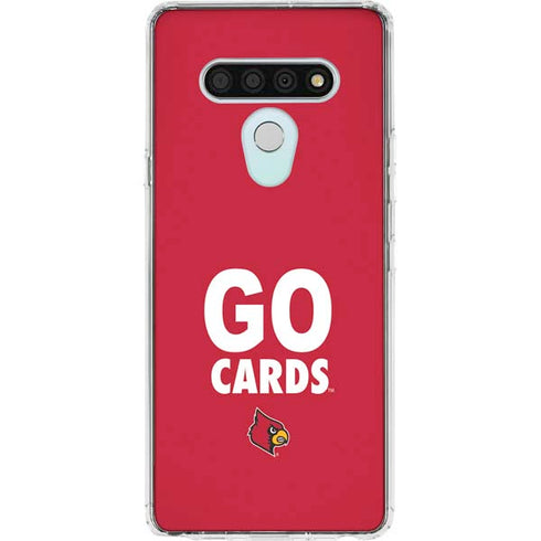 University of Louisville Go Cards LG Stylo 6 Clear Case