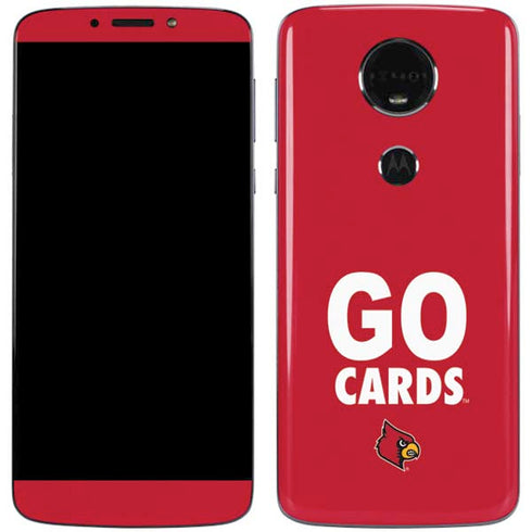 University of Louisville Go Cards Moto E5 Plus Skin