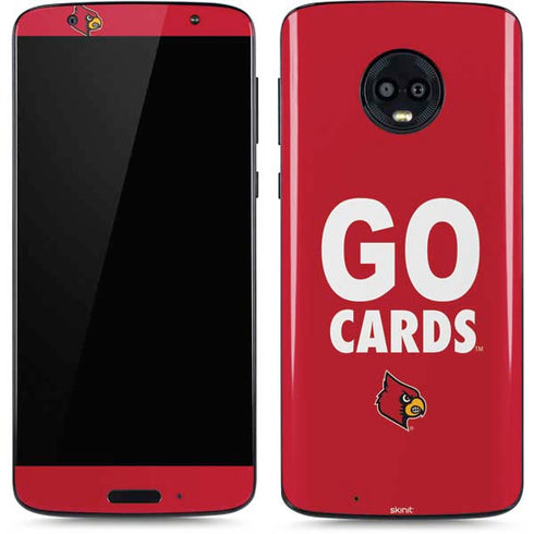 University of Louisville Go Cards Moto G6 Skin