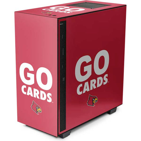 University of Louisville Go Cards NZXT H510 Compact ATX Mid-Tower Case Skin