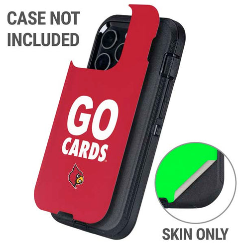 University of Louisville Go Cards Otterbox Defender iPhone Skin
