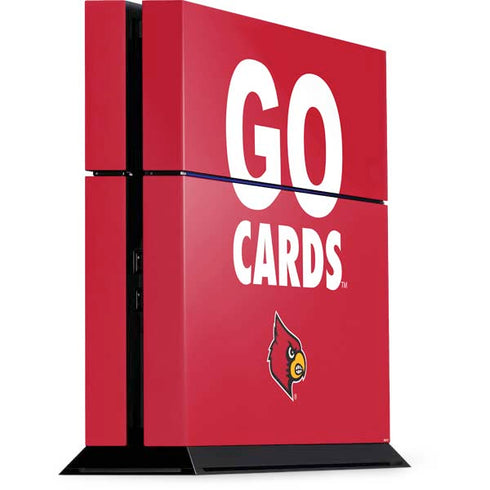 University of Louisville Go Cards PS4 Console Skin